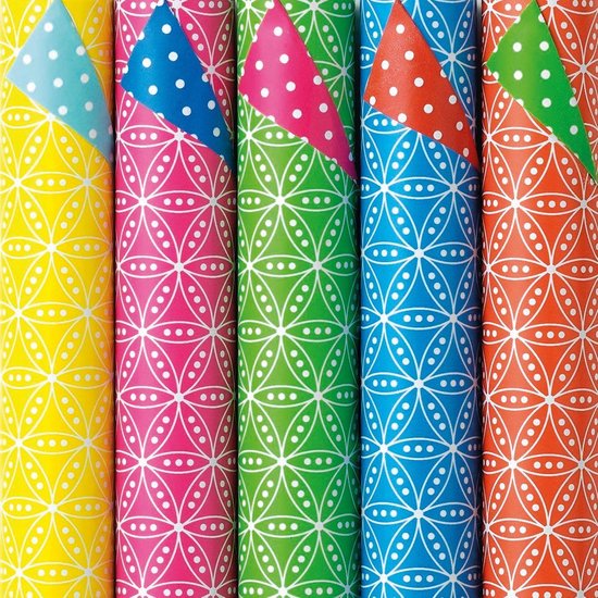 Luxe kerst cadeaupapier/inpakpapier 500 x 76 cm op rol | Fun en Feest