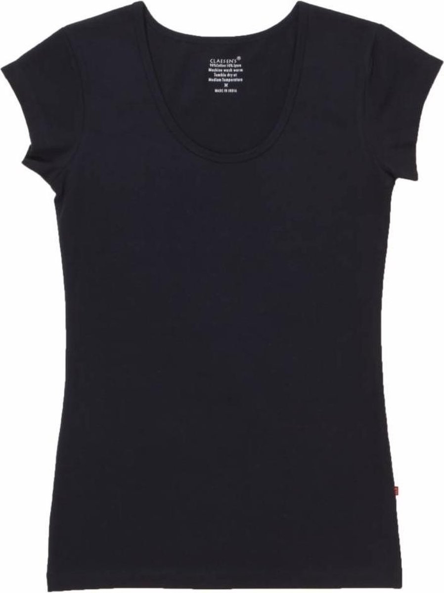 Claesen's® - T-Shirt Cotton/LycraN 8015-Navy-S