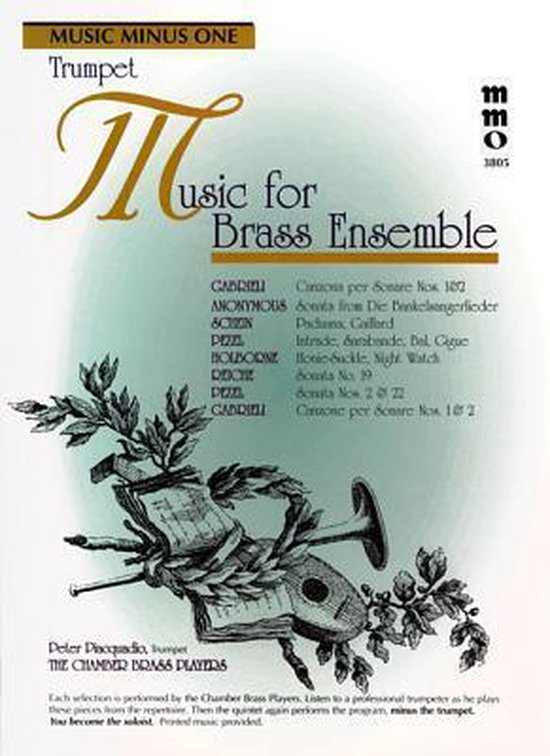 Music for Brass Ensemble, Music Minus One 9781596154209 Boeken