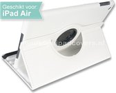 iPad Air Hoes 360 draaibaar Wit.