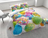 Lollipop - Dekbedovertrekset - Tweepersoons - 200x200 + 2 kussenslopen - Multi