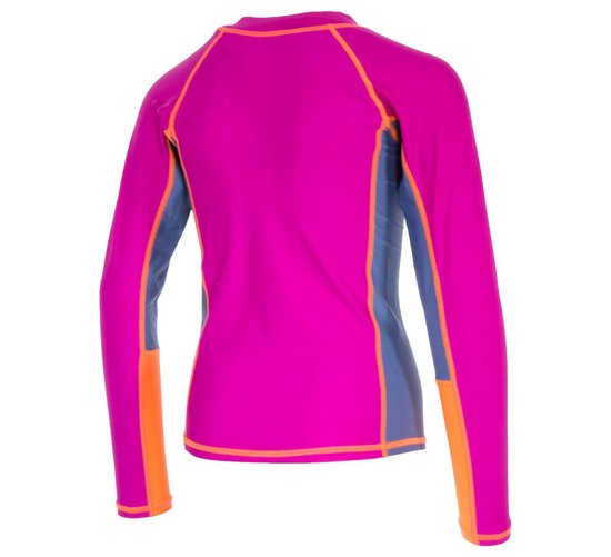 Plaatsen Van hen Bijdrage Color Kids Vissen T-shirt LS UPF Surfshirt - Maat 98 - Unisex -  roze/oranje/grijs | bol.com