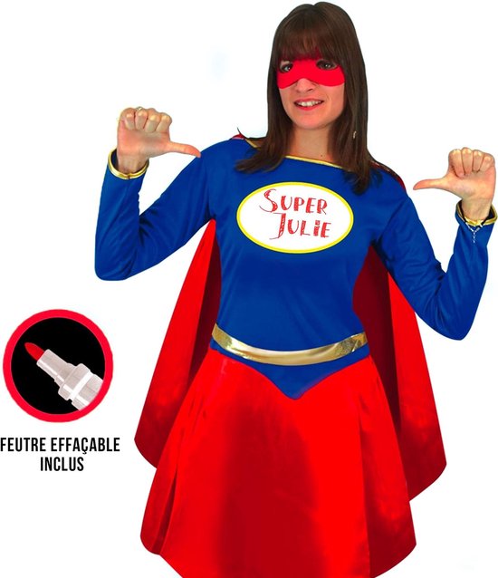 Eenzaamheid Doe voorzichtig Missie SUD TRADING - Personaliseerbaar superhelden kostuum voor vrouwen | bol.com