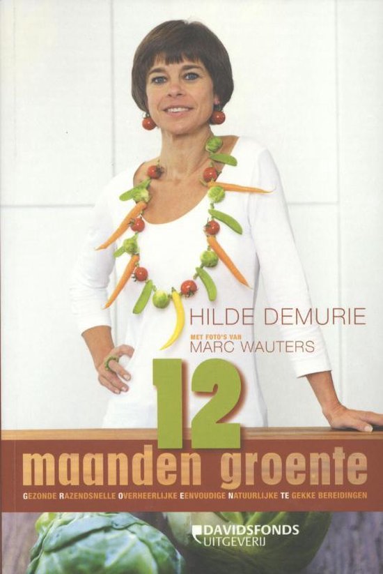 Cover van het boek '12 maanden groente' van Hilde Demurie