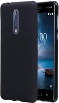 BestCases.nl Nokia 8 Design TPU back case hoesje Zwart