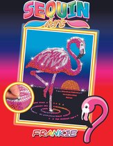 Sequin Art Pailletten Kunstwerk Frankie de Flamingo