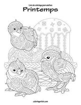 Livre de coloriage pour adultes Printemps 1