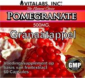 VitaTabs Granaatappel - 500 mg - 60 capsules - Voedingssupplementen