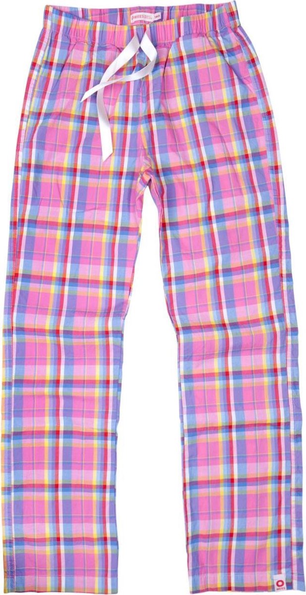 MEES Pyjamabroek meisjes-roze-ruit-maat 176 | bol.com