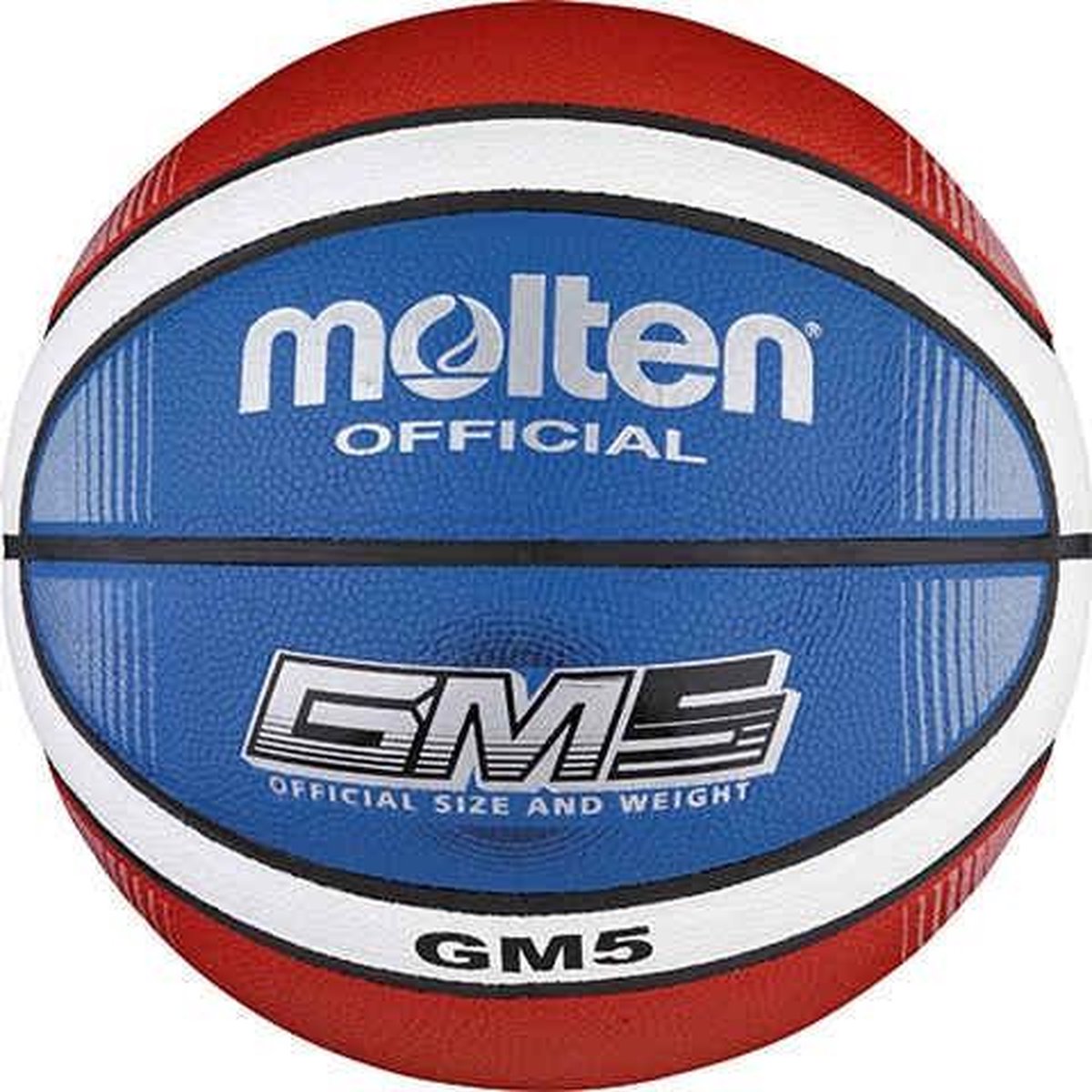 Basketball ball TOP training MOLTEN BGMX5-C, synth. leather size 5