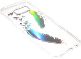 Glimmend veren hoesje Geschikt voor Samsung Galaxy S8
