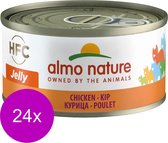 Almo Nature Natvoer voor Katten - HFC Jelly - 24 x 70g - Kip - 24 x 70 gram