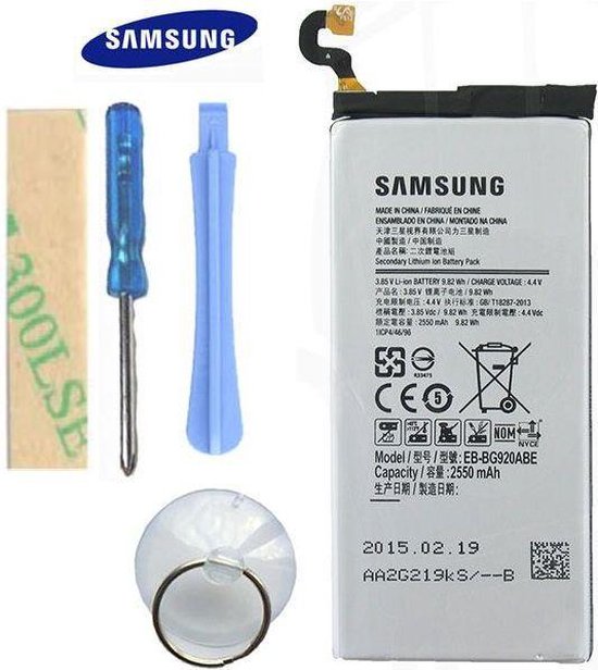 Samsung Galaxy S6 Batterij origineel EB-BG920ABE | bol.com