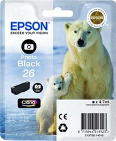 Epson - C13T26114010 - 26 - Inktcartridge licht zwart