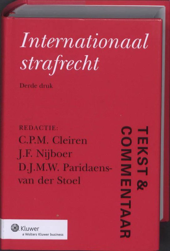 Internationaal Strafrecht - cover