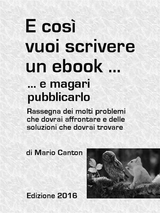 Editoria digitale 1 - E così vuoi scrivere un ebook ... e m ... - cover
