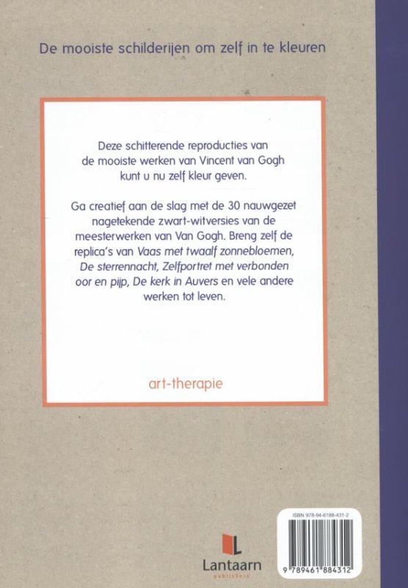 Creative colors - Kleur je eigen Van Gogh - back cover