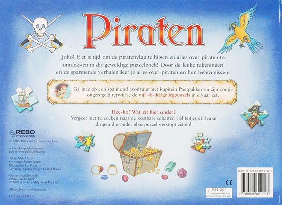 Piraten Puzzelboek | bol.com