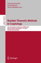 Lecture Notes in Computer Science 10737 - Number-Theoretic Methods in Cryptology