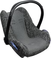 Dooky Seat Cover 0+ Autostoel hoes - Grey Leaves