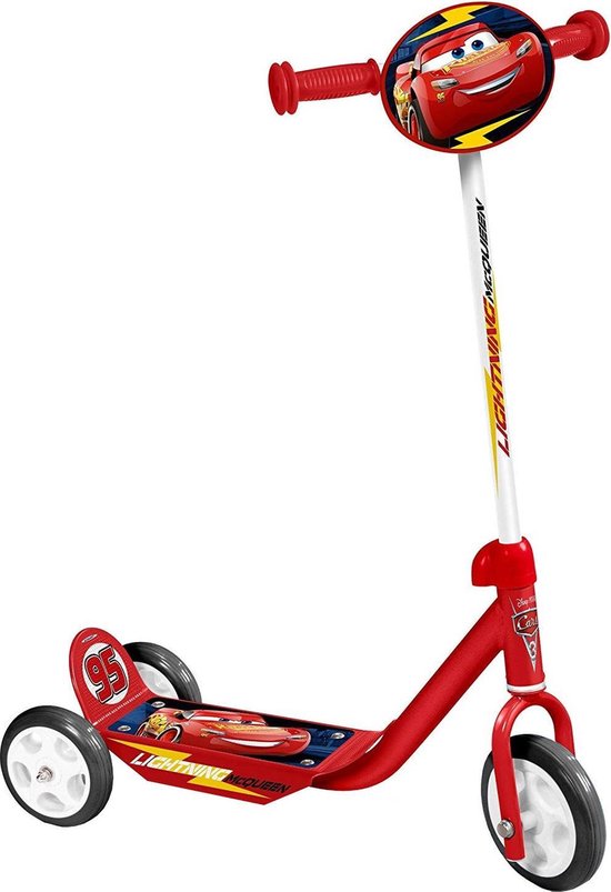 Scooter pour enfants à 3 roues Disney Cars - Étape - Garçons - Rouge | bol