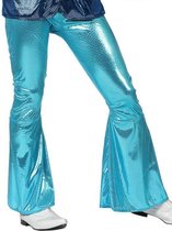 Disco broek Shiny Blauw