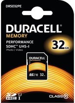 Duracell 32GB SDHC UHS-I geheugenkaart