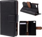Celpex wallet hoesje Sony Xperia Z5 Compact zwart