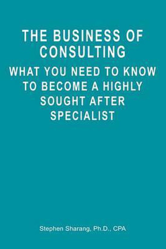 The Business of Consulting - cover