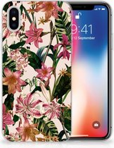 TPU Hoesje iPhone 10 | Xs Flowers