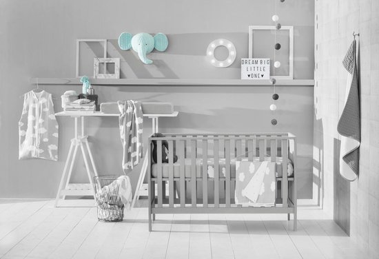 Jollein Clouds - Babyslaapzak Hydrofiel Zomer - 110 cm - Pink
