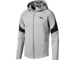 PUMA Evostripe Move FZ Hoody Hoodie Heren Medium Gray Heather bol