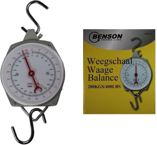 Benson Weegschaal - Weegklok - Unster 200Kg - Benson