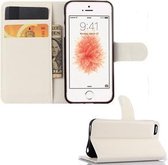 iPhone 5 5s SE Portemonnee Cover Case Wit