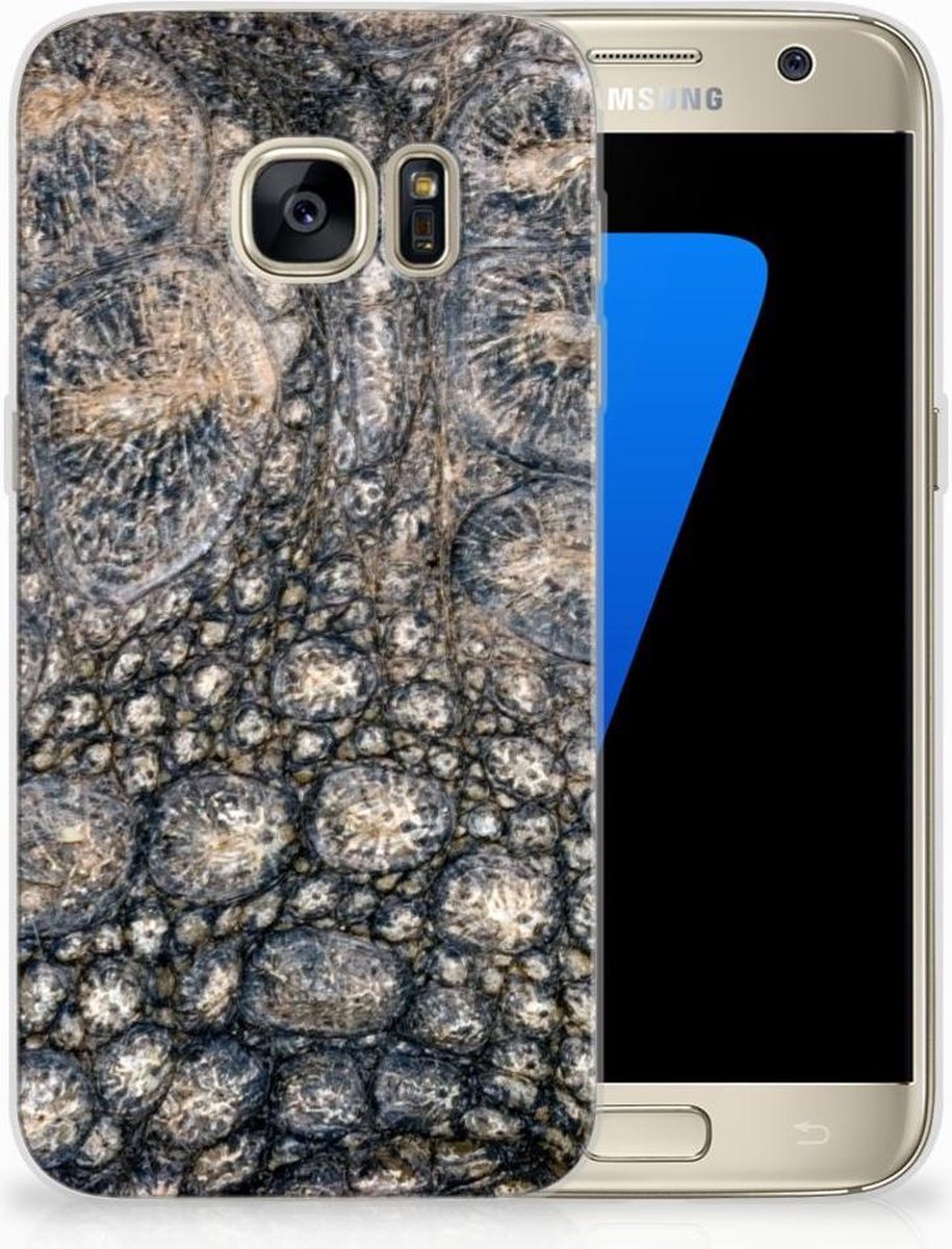 Samsung Galaxy S7 TPU Hoesje Krokodillenprint