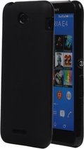 Sony Xperia E4 TPU Hoesje Zwart