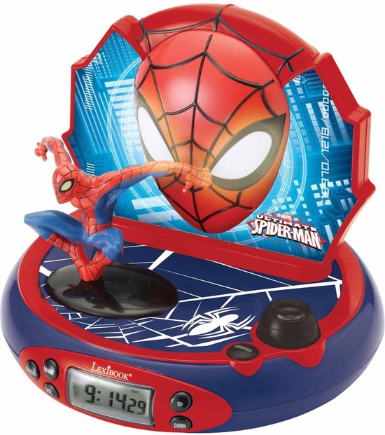 Marvel – réveil Spider-Man pour enfants, horloge numérique, en