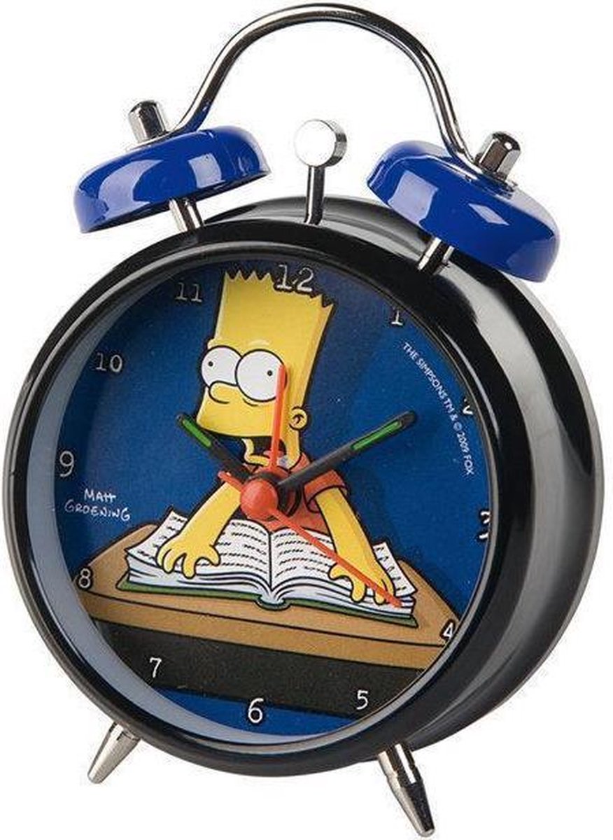 United Labels Bart Simpson Wekker Metaal
