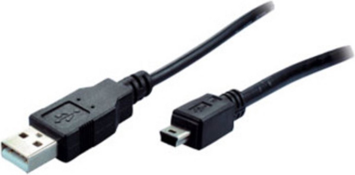 shiverpeaks BS77162 USB-kabel 1,8 m USB 2.0 USB A Mini-USB B Zwart