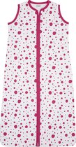 Meyco Dots babyslaapzak - 70 cm - bright pink