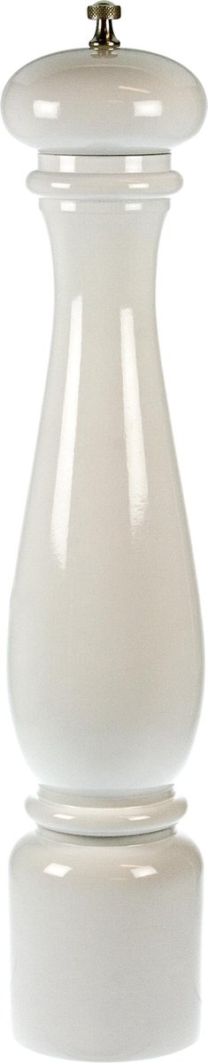 Bisetti Pepermolen Torino - 42 Cm - Wit Gelakt