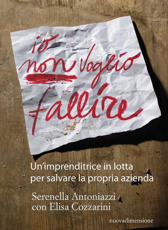 Io non voglio fallire - cover