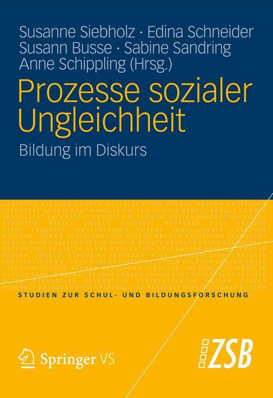 Studien zur Schul- und Bildungsforschung 40 - Prozesse sozia ... - cover