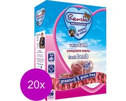 Renske Hond Vers Adult Graanvrij - Lam - Hondenvoer - 20 x 395 g