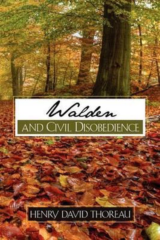 Walden and Civil Disobedience - cover