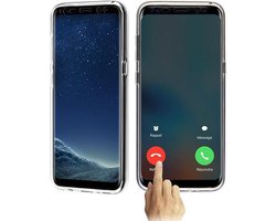 HB Hoesje Geschikt voor Samsung Galaxy A7 2018 - 360° Full Body Hoesje