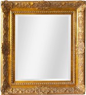 Miroir mural baroque Liam Dimensions extérieures 56x66cm Or