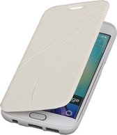 Bestcases Wit TPU Booktype Motief Hoesje Samsung Galaxy S6 Edge