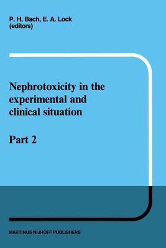Developments in Nephrology19-20- Nephrotoxicity in the Exper ... - cover