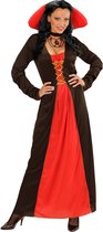 Gravin kostuum met grote kraag voor vrouwen - Verkleedkleding